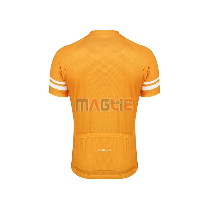 Maglia De Marchi Manica Corta 2021 Giallo Grigio